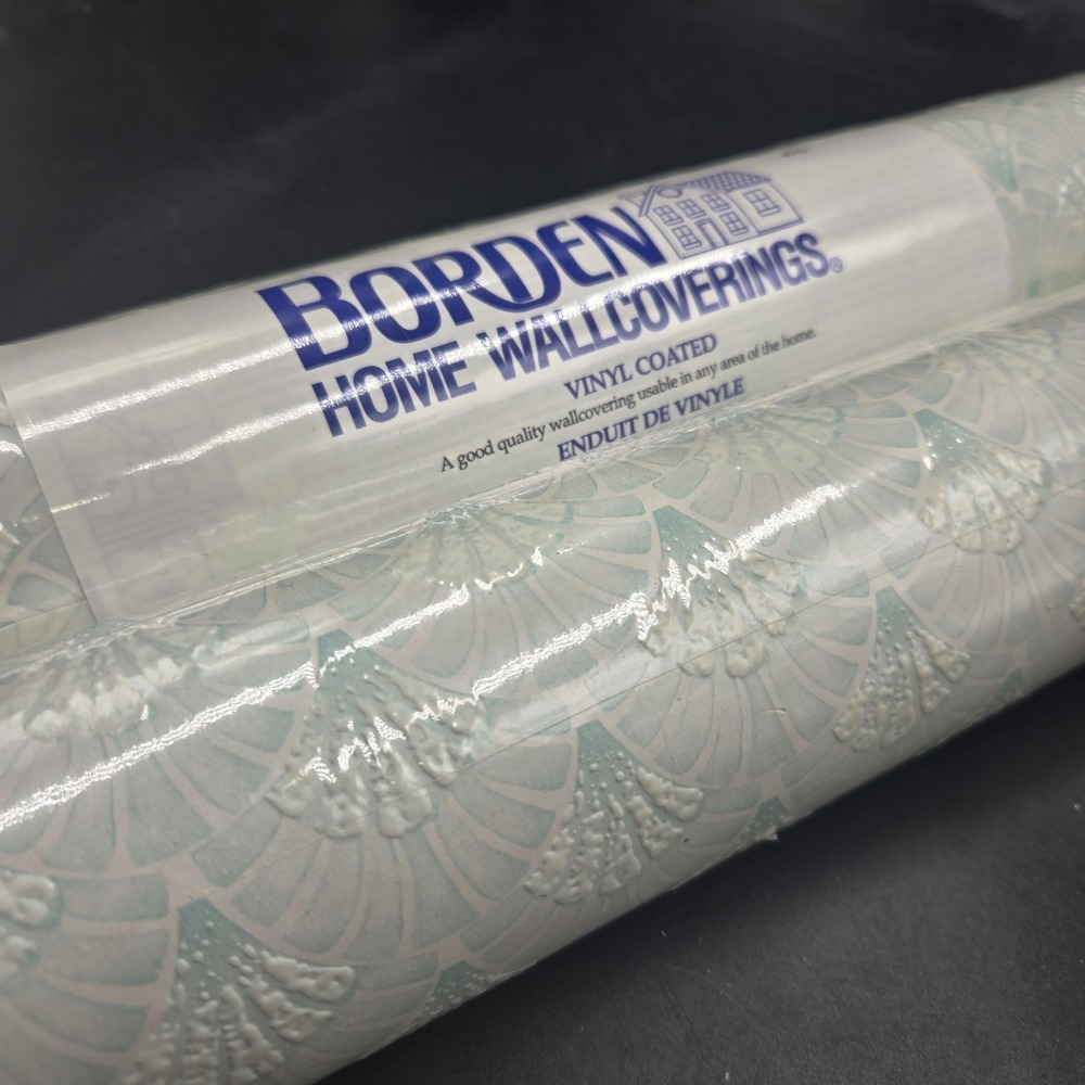 Vtg Cottagecore 2 Rolls Borden Home Wallcoverings Wallpaper Vinyl 56sqft New